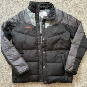 Obermeyer Black and Gray Heritage Jacket